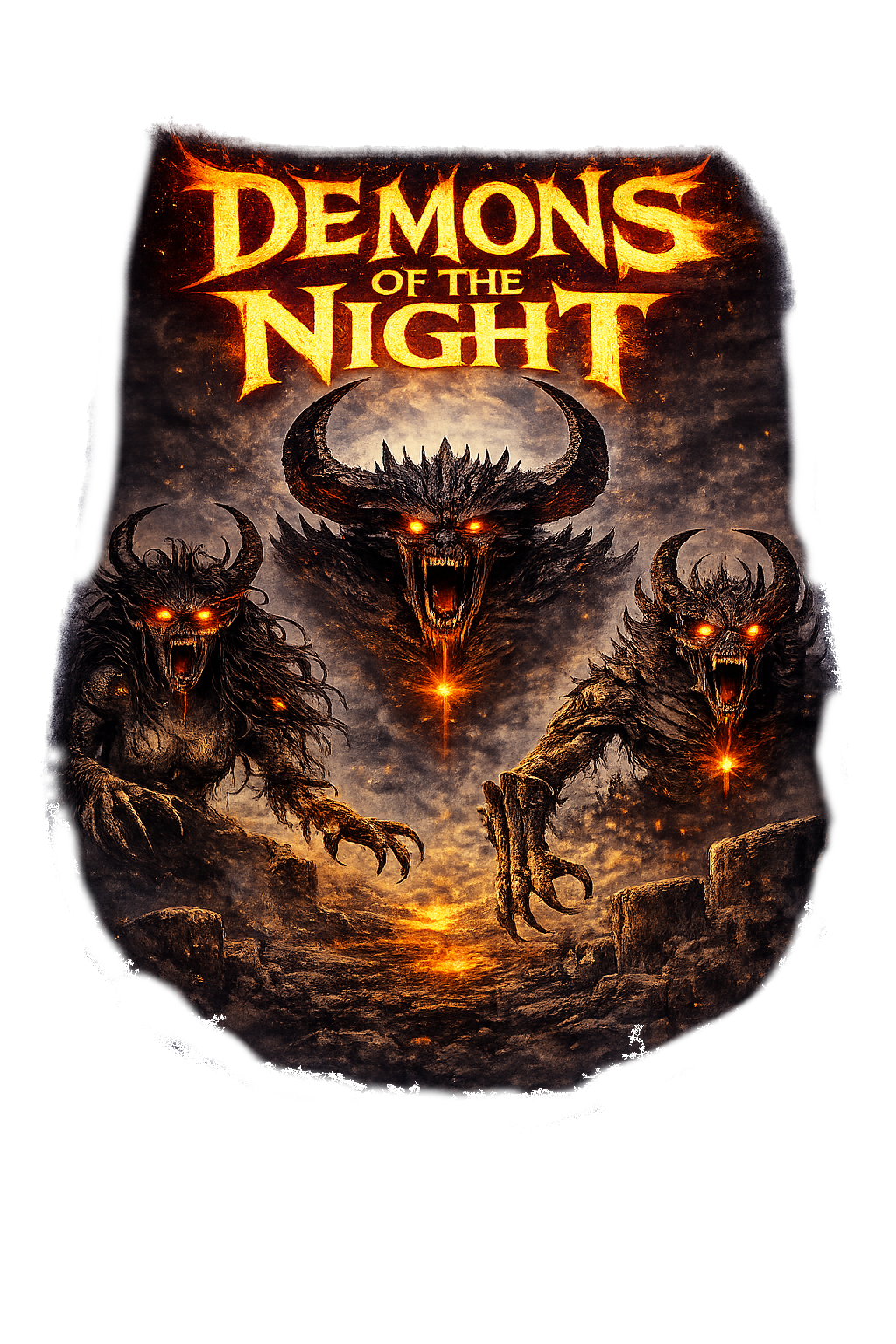 Demons of the Night T-shirt design